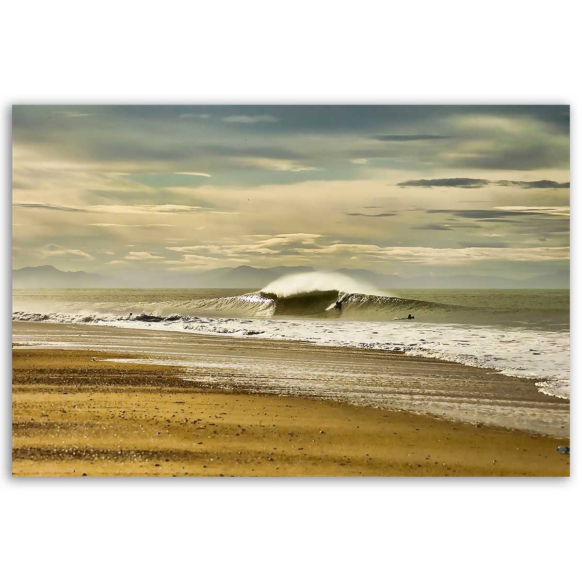 Affiche paysage ocean Surf dans les landes affiche seule, HEXOA