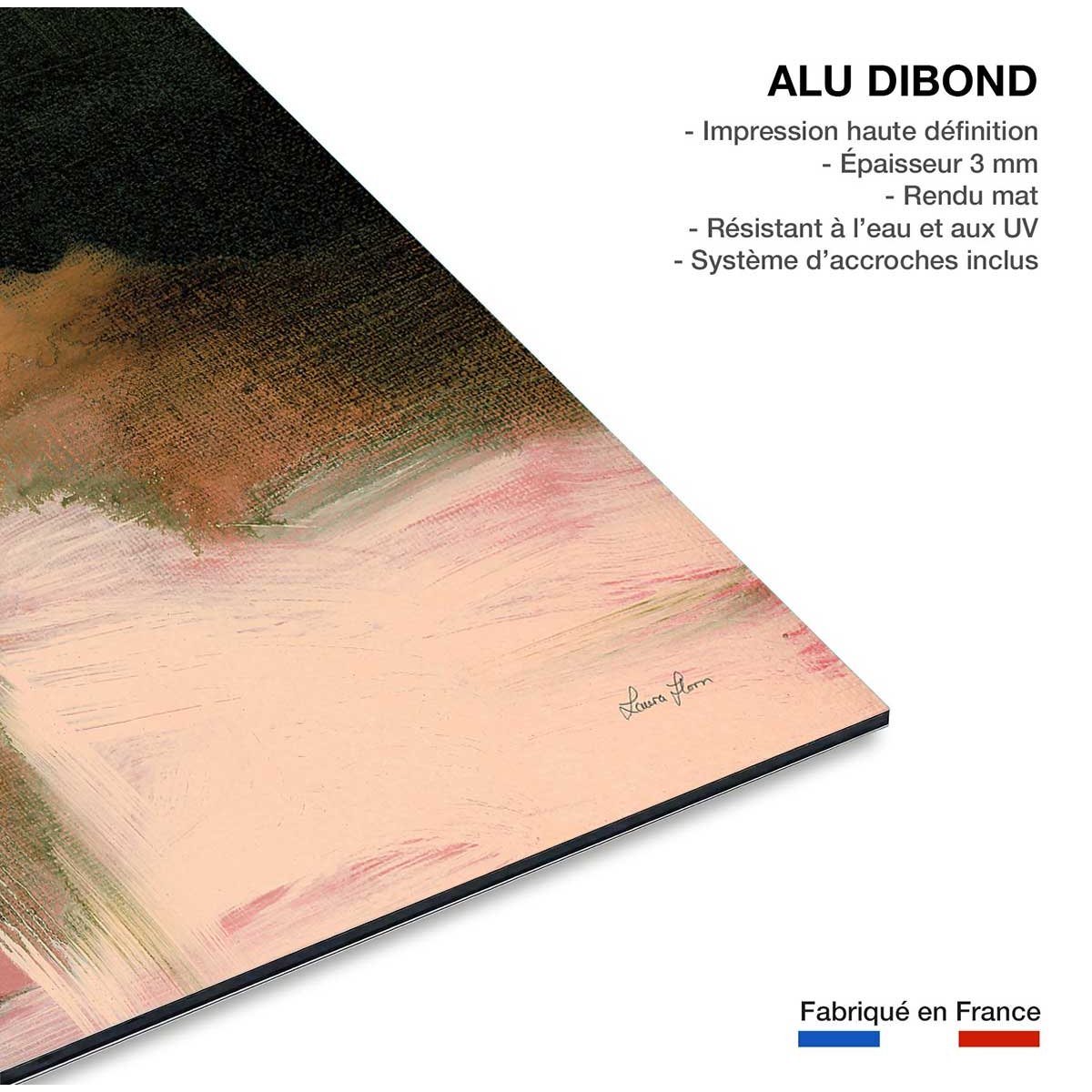 Tableau Texture brossée tableau alu dibond, HEXOA