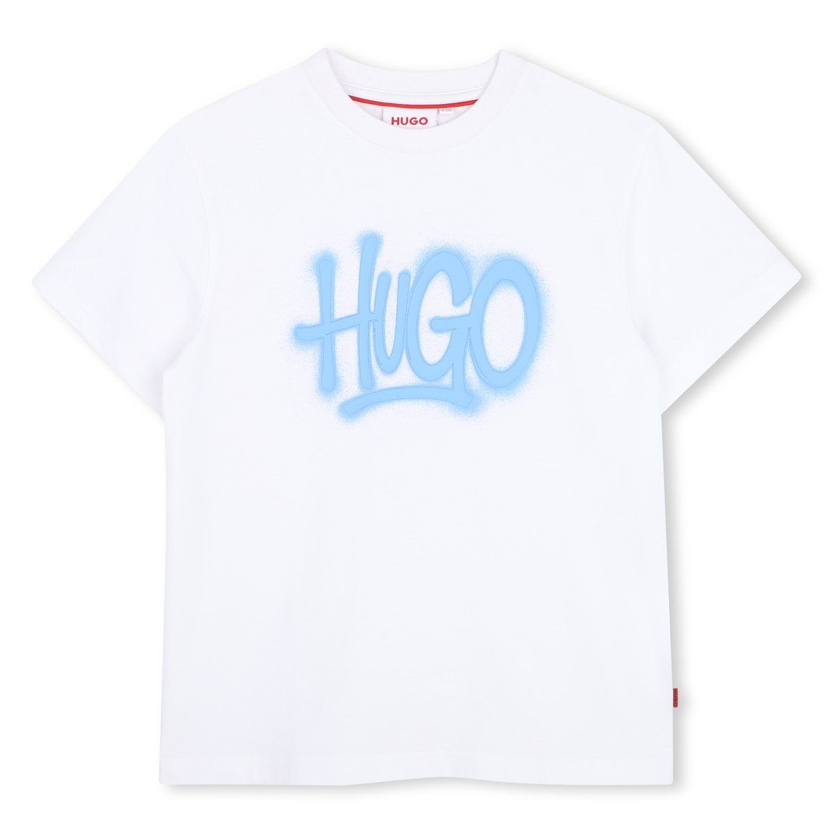 Tee-shirt manches courtes blanc, HUGO KIDSWEAR