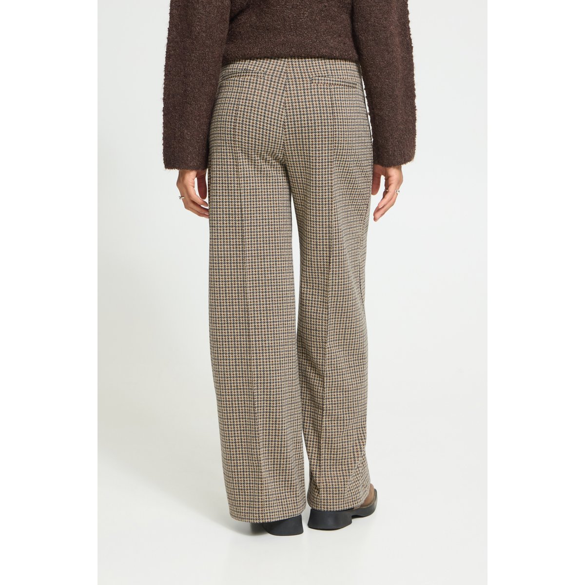 Décontracté marron brown check, ICHI
