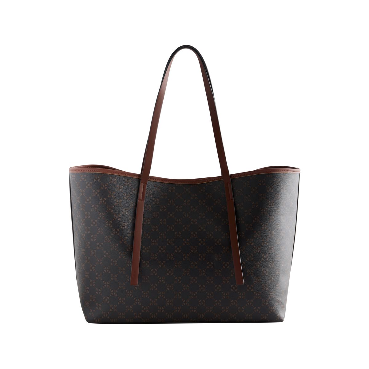 Grand sac à bandoulière monogramme marron, NEXT