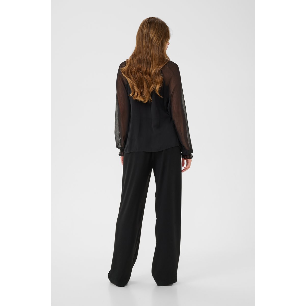 Blouse à manches longues noir pitch black, CREAM