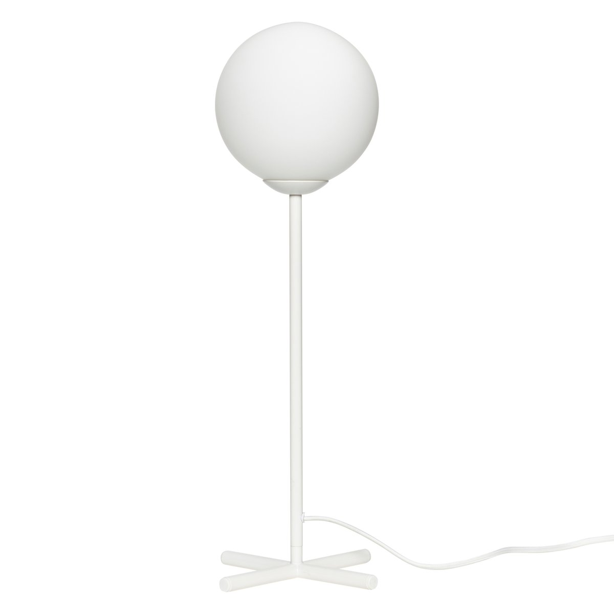 Lampe de table Verre CHAMP blanc, HUBSCH