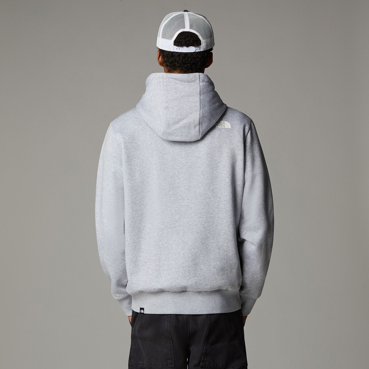 Felpa con cappuccio Simple Dome grigio, THE NORTH FACE