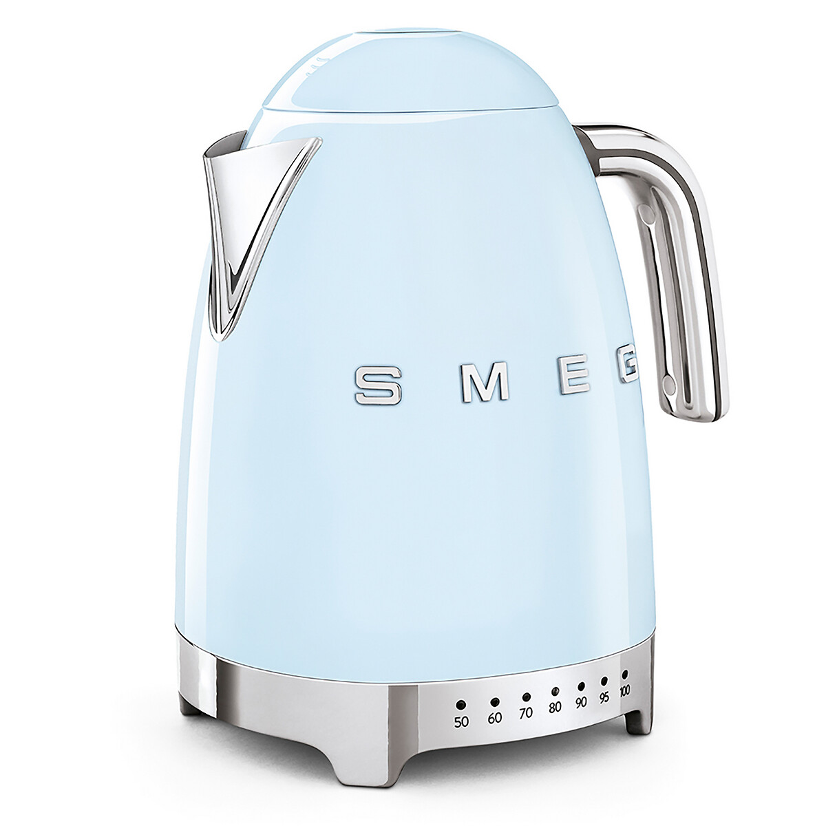 Retro Style 1.7L Variable Temperature Kettle in Pastel - KLF04 blue, SMEG