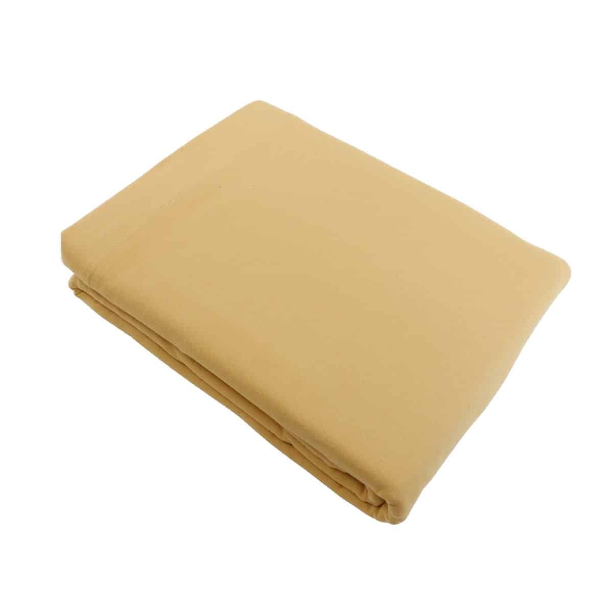 Housse de couette coton 57 fils en molleton flanelle TOUDOUX blanc, LINANDELLE