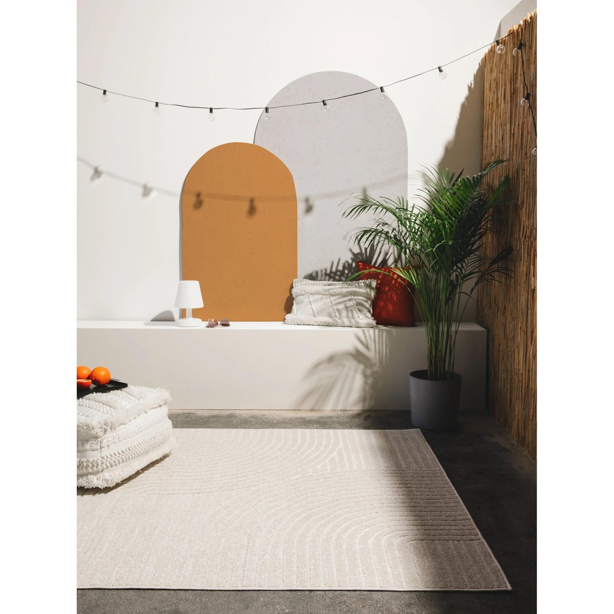 Tapis d'extérieur & intérieur MARS crème, BENUTA 
