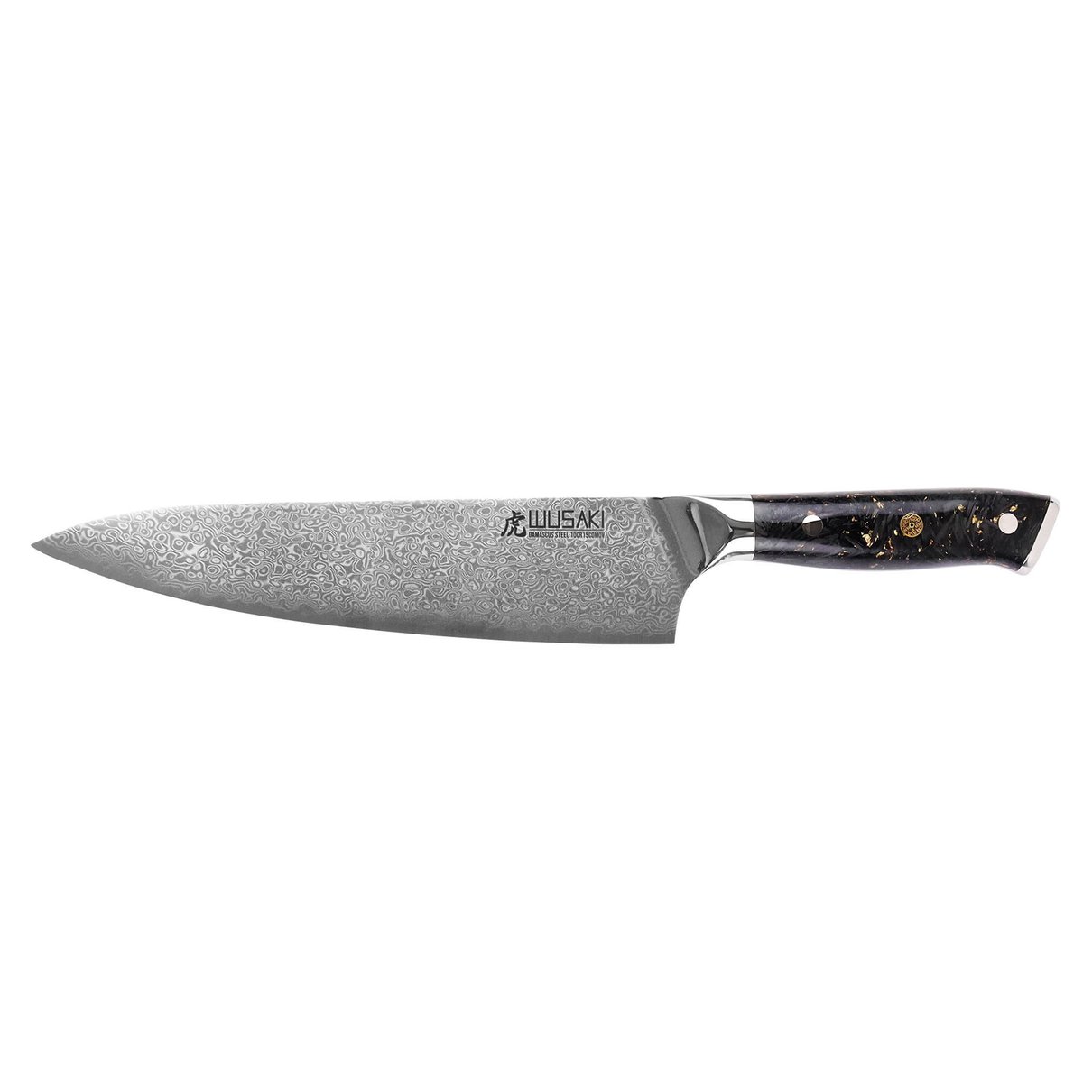 Couteau de chef 20cm Sakin Damas 10Cr couleur unique, WUSAKI