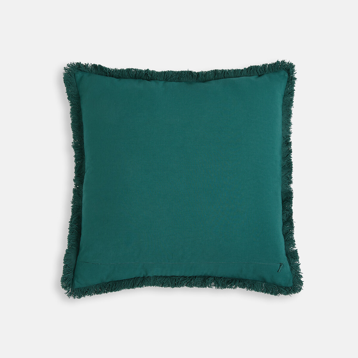 Housse de coussin, percale de coton, 45 x 45 cm, ROSA vert/rose, LA REDOUTE INTERIEURS