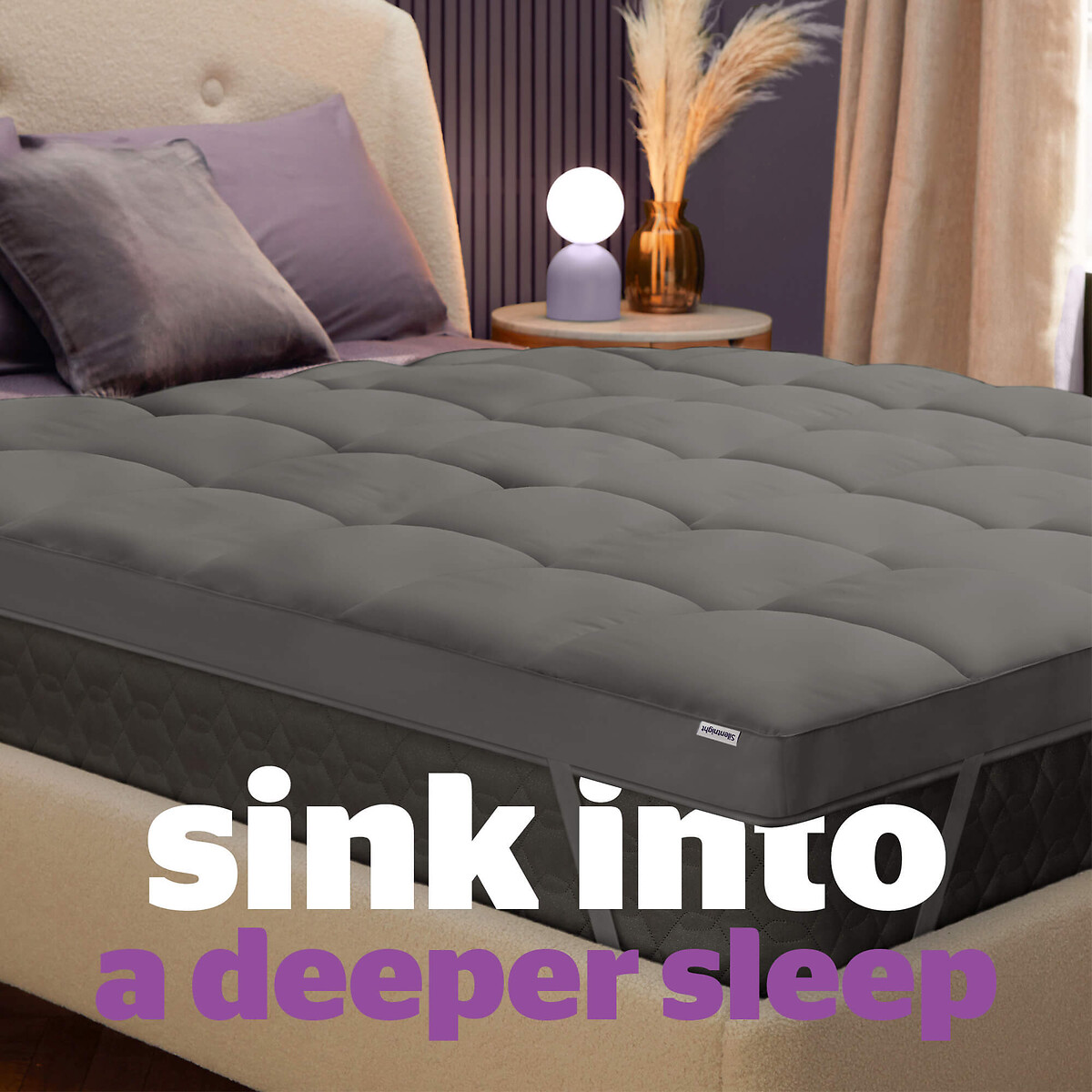 Ultimate Deep Sleep Charcoal Mattress Topper charcoal, SILENTNIGHT