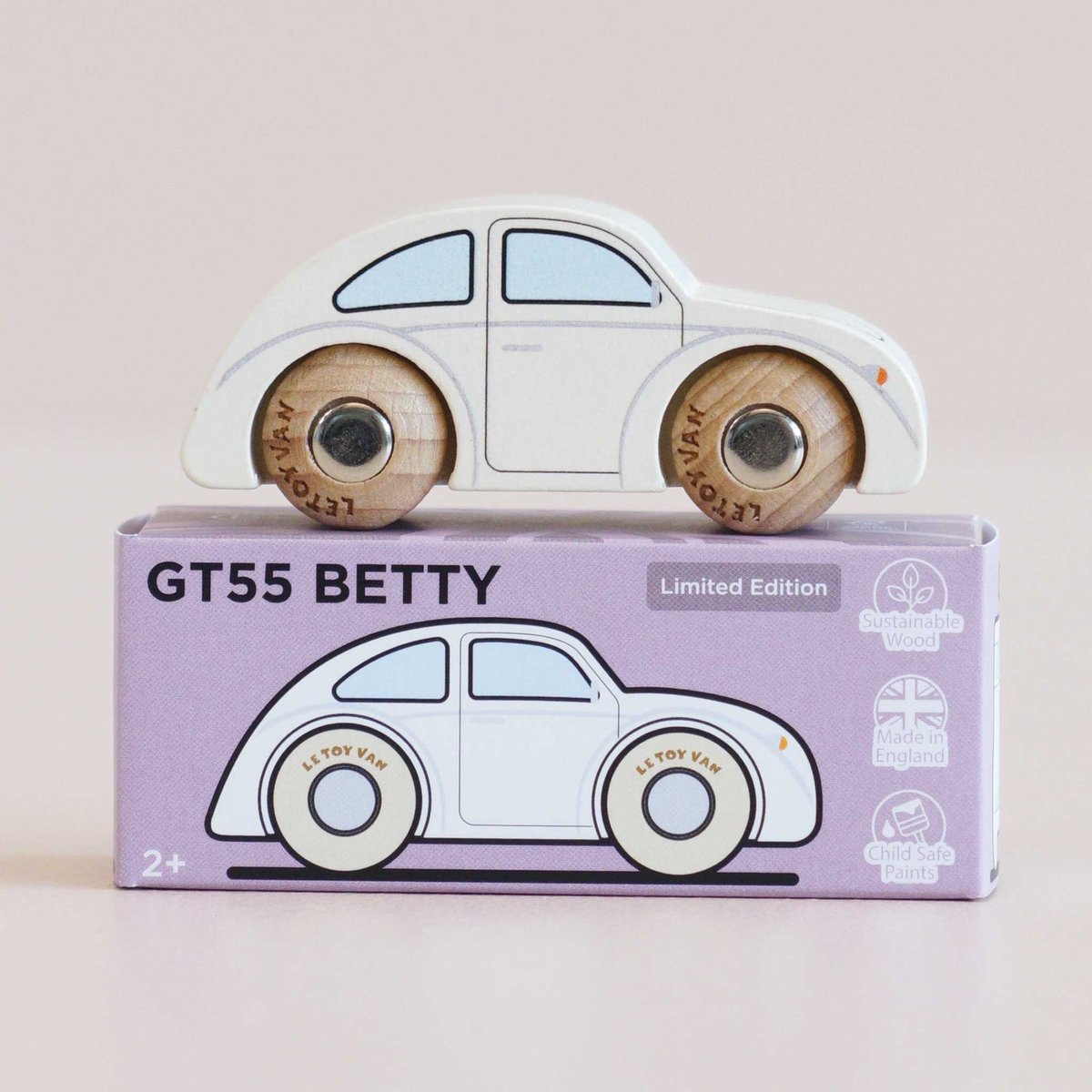 Mini voiture Betty No 9 blanc, LE TOY VAN