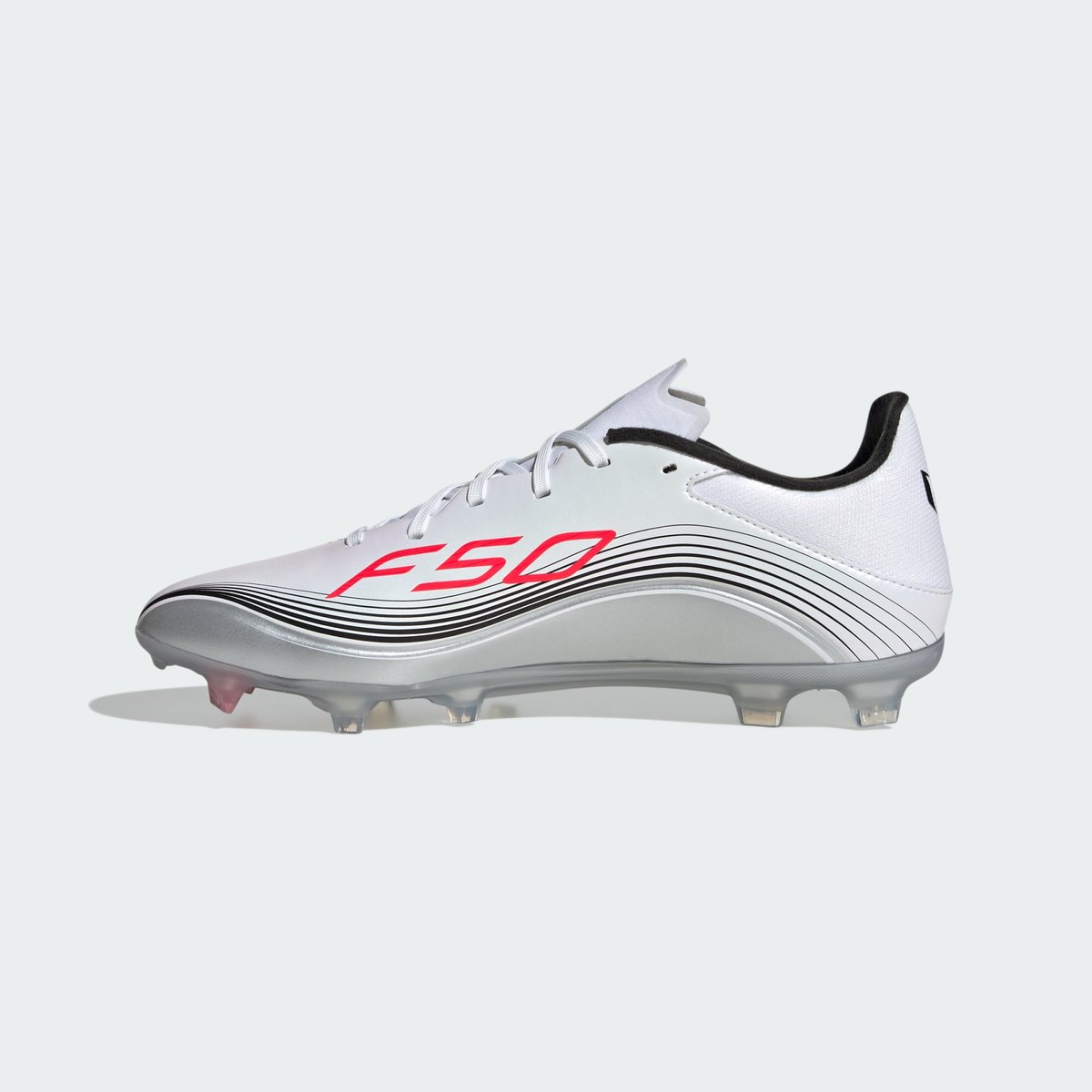 Chaussure F50 Messi League Terrain Souple/Multi-Surfaces Chaussure F50 Messi League Terrain Souple/Multi-Surfaces cloud white / lucid red / silver metallic, adidas Performance