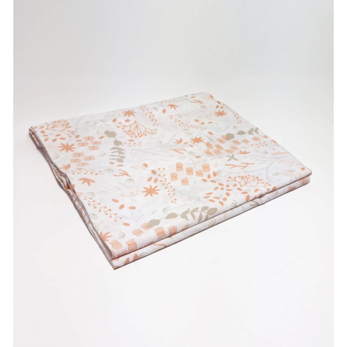 Drap plat Bébé Coton Bio YUKARI DOUCEUR yukari peach, KADOLIS