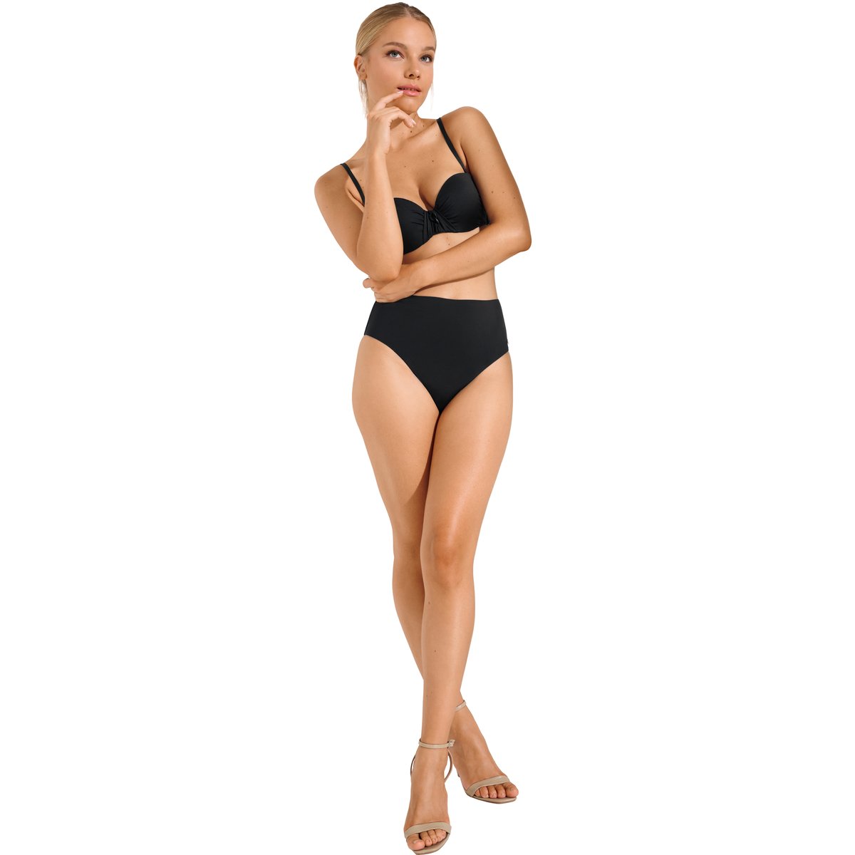 Slip de bain menstruel ZOYA noir, LISCA