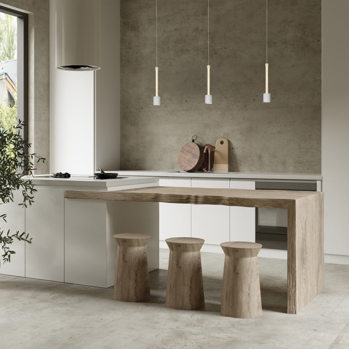 Suspension en métal design, D.5.4 , FUGAZ blanc, MANTRA