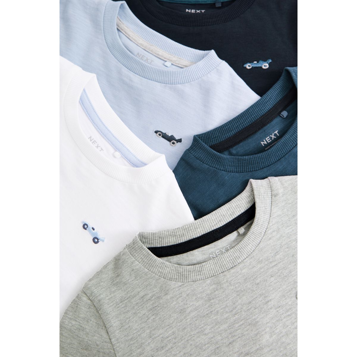 T-Shirts à manches longues, lot de 5 blue/navy, NEXT
