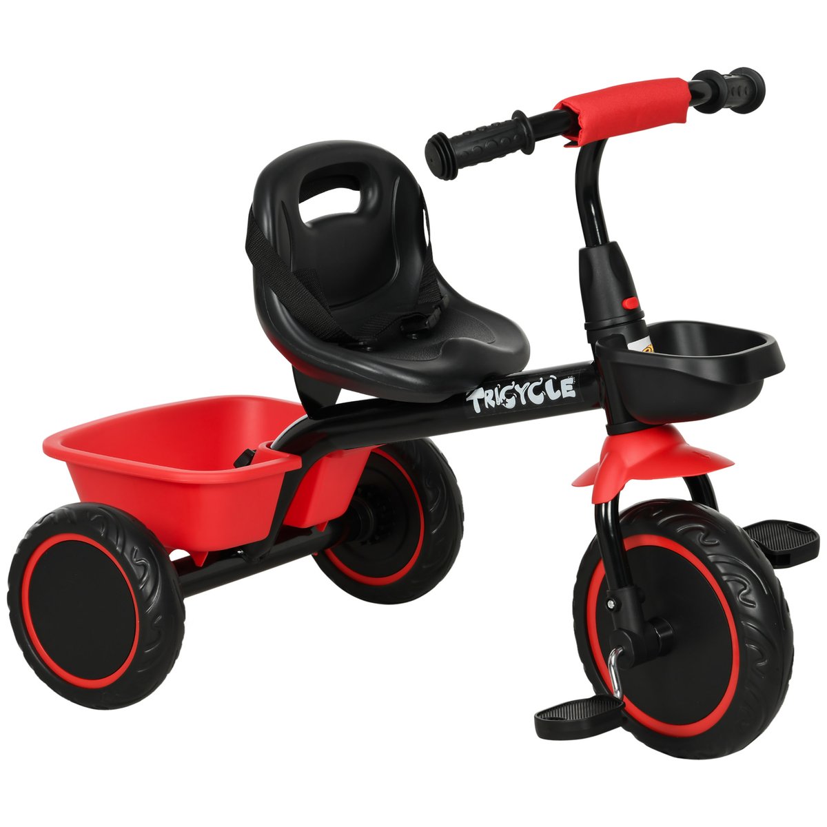 Tricycle pour enfants PP Rouge rouge et noir, AIYAPLAY