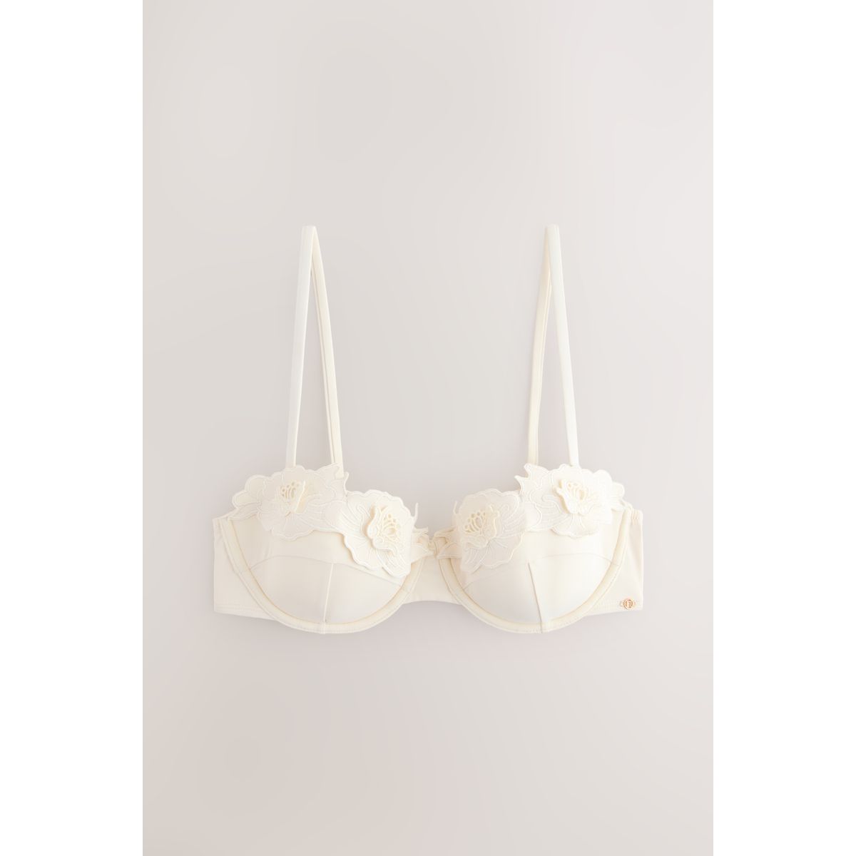 Haut de bikini à armatures et fleurs 3d crème, NEXT