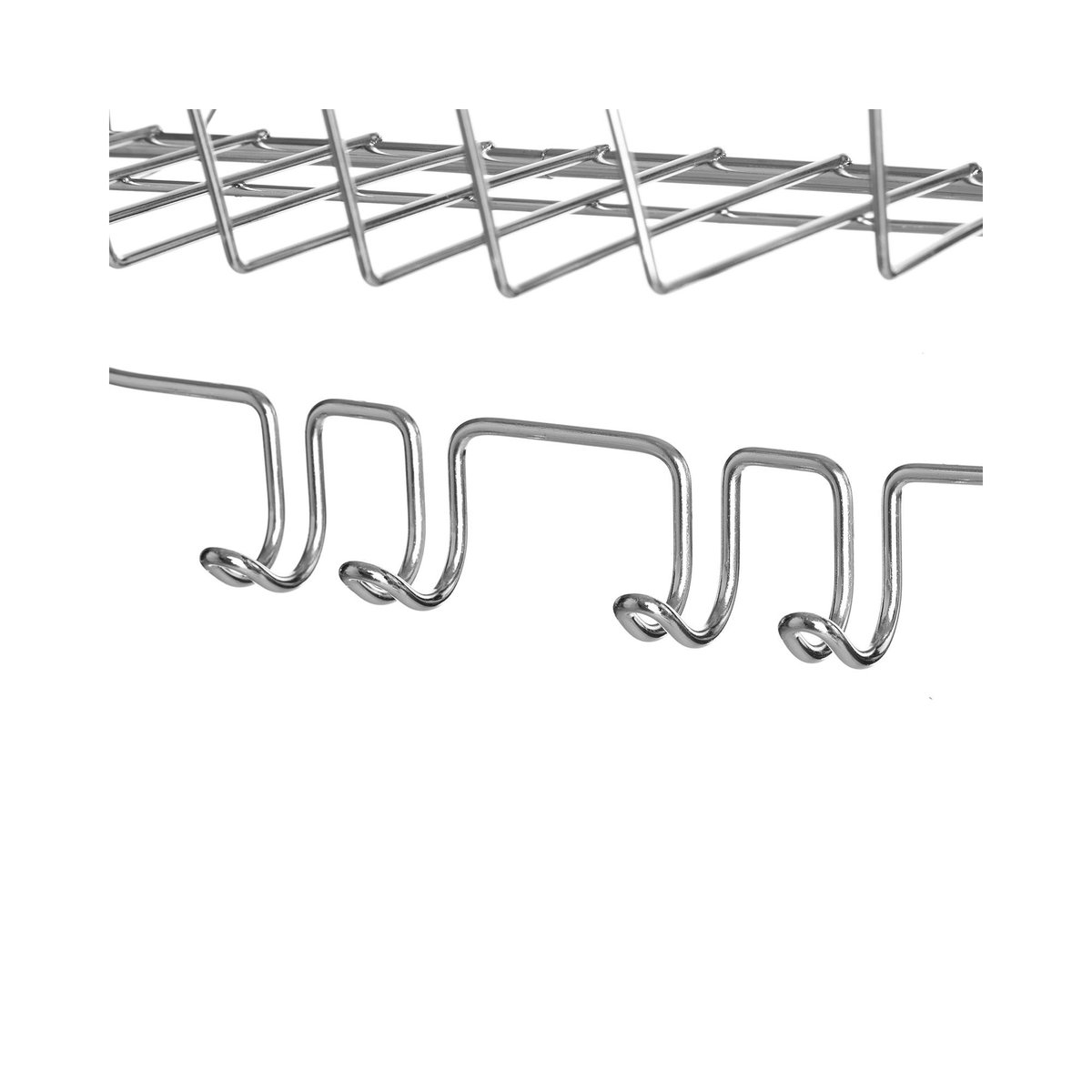 Étagère de Douche à Suspendre Double en Métal Chromé chrome/inox, WADIGA