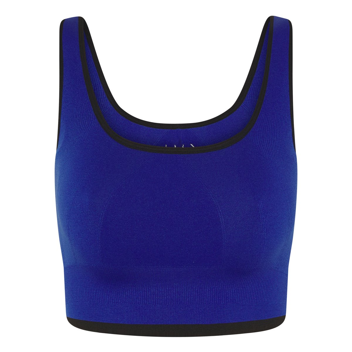 Brassière de sport femme Tierra maintien moyen effet gainant bleu royal/noir, BORN
