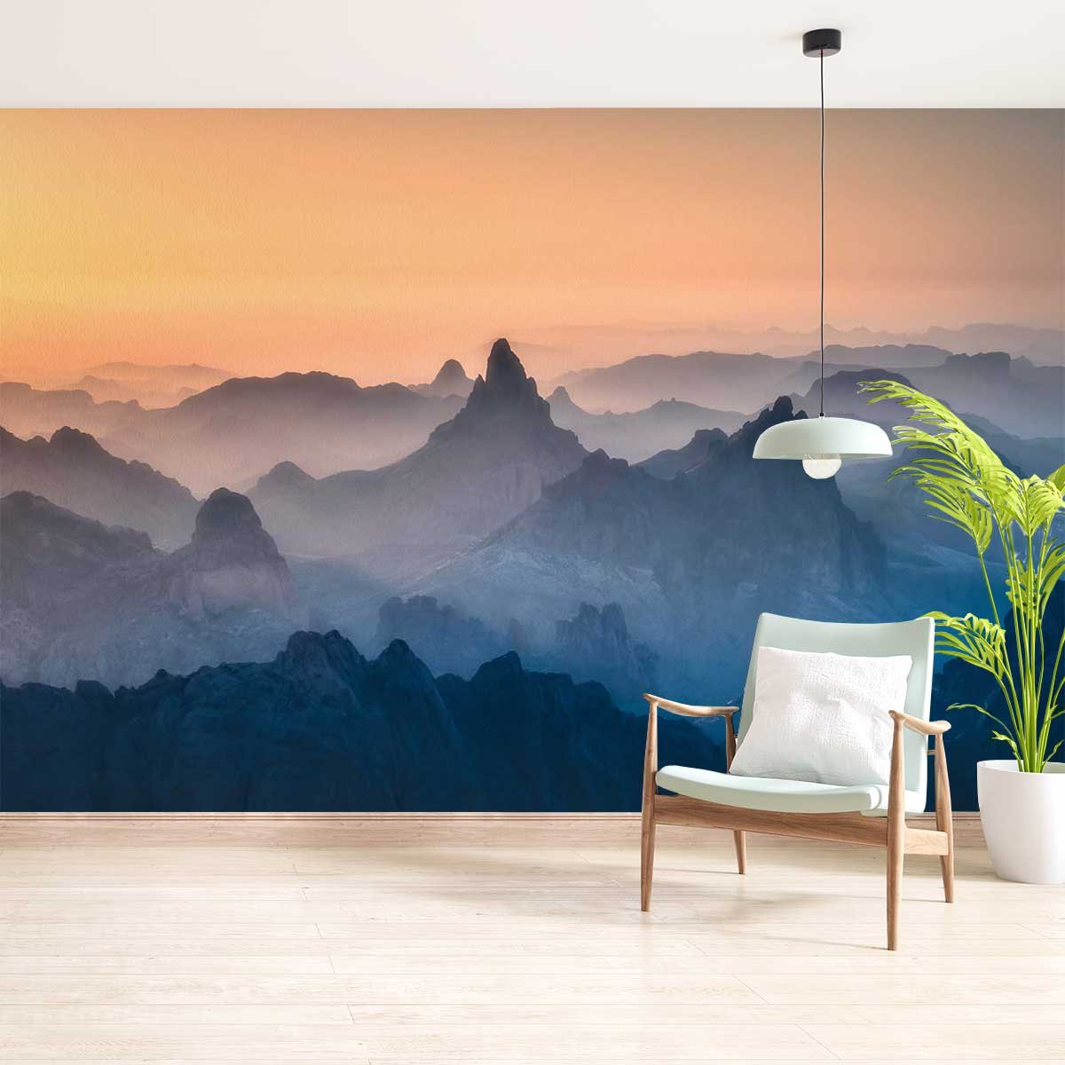 Papier peint soleil intissé, HEXOA