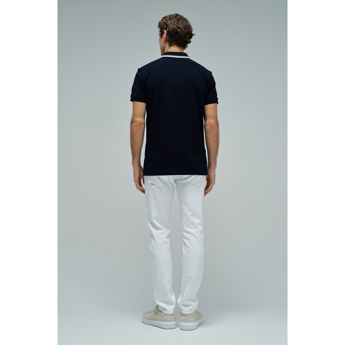 POLO AVEC BRANDING blanc, SALSA JEANS