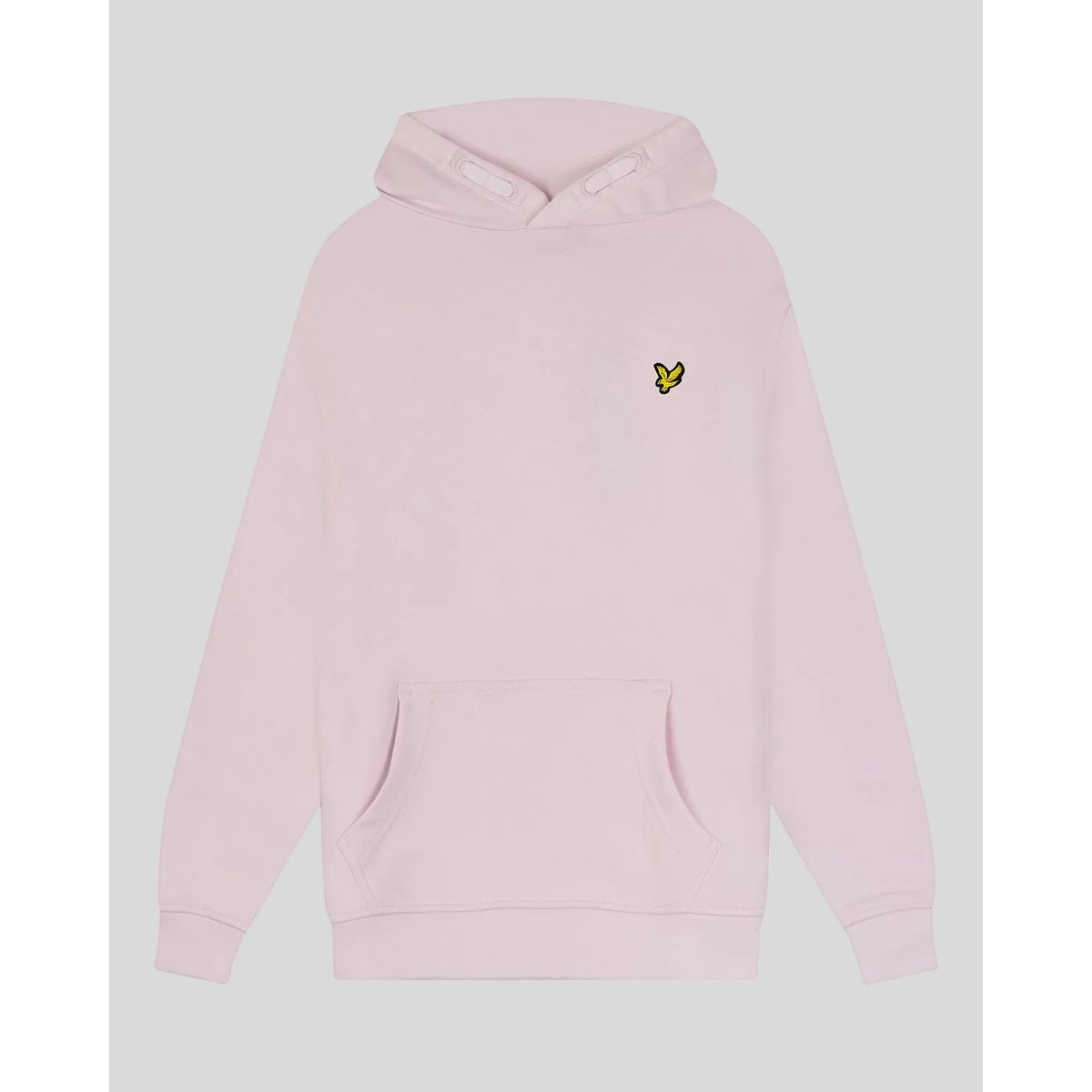 Sweat à capuche en coton loopback rose clair, LYLE & SCOTT