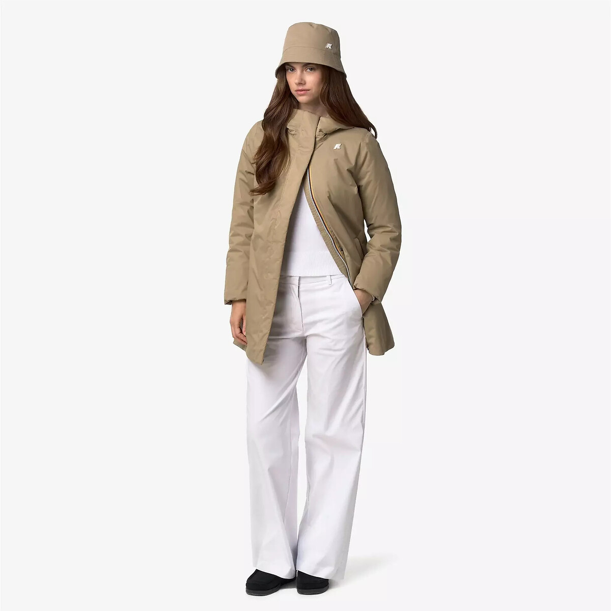 . beige kaki, K-WAY