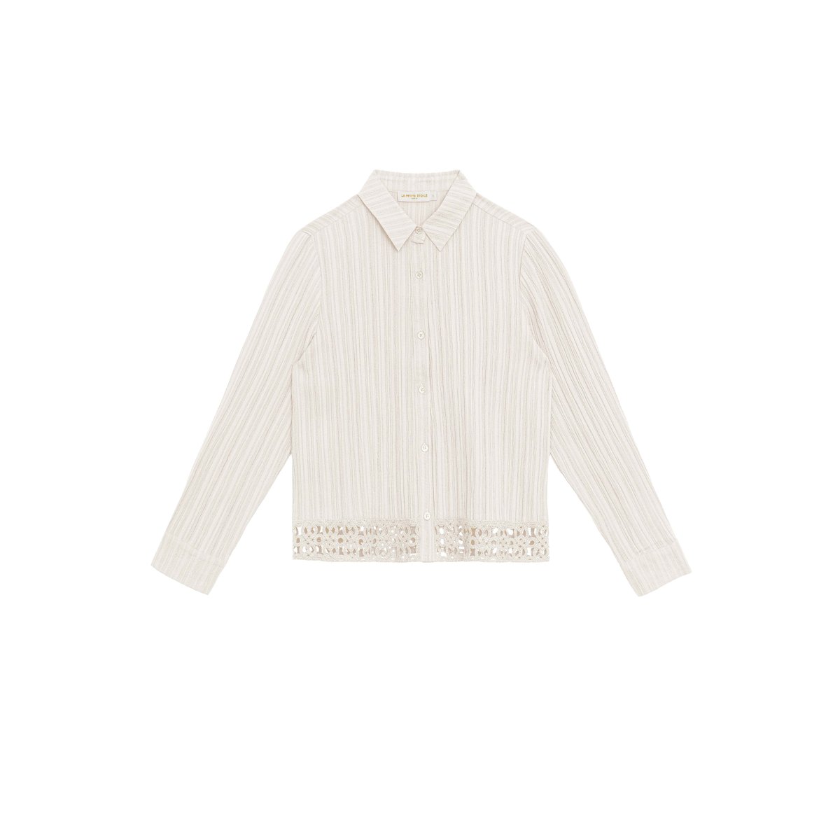 Chemise uni CHARLOTTE 11-ecru, LA PETITE ETOILE