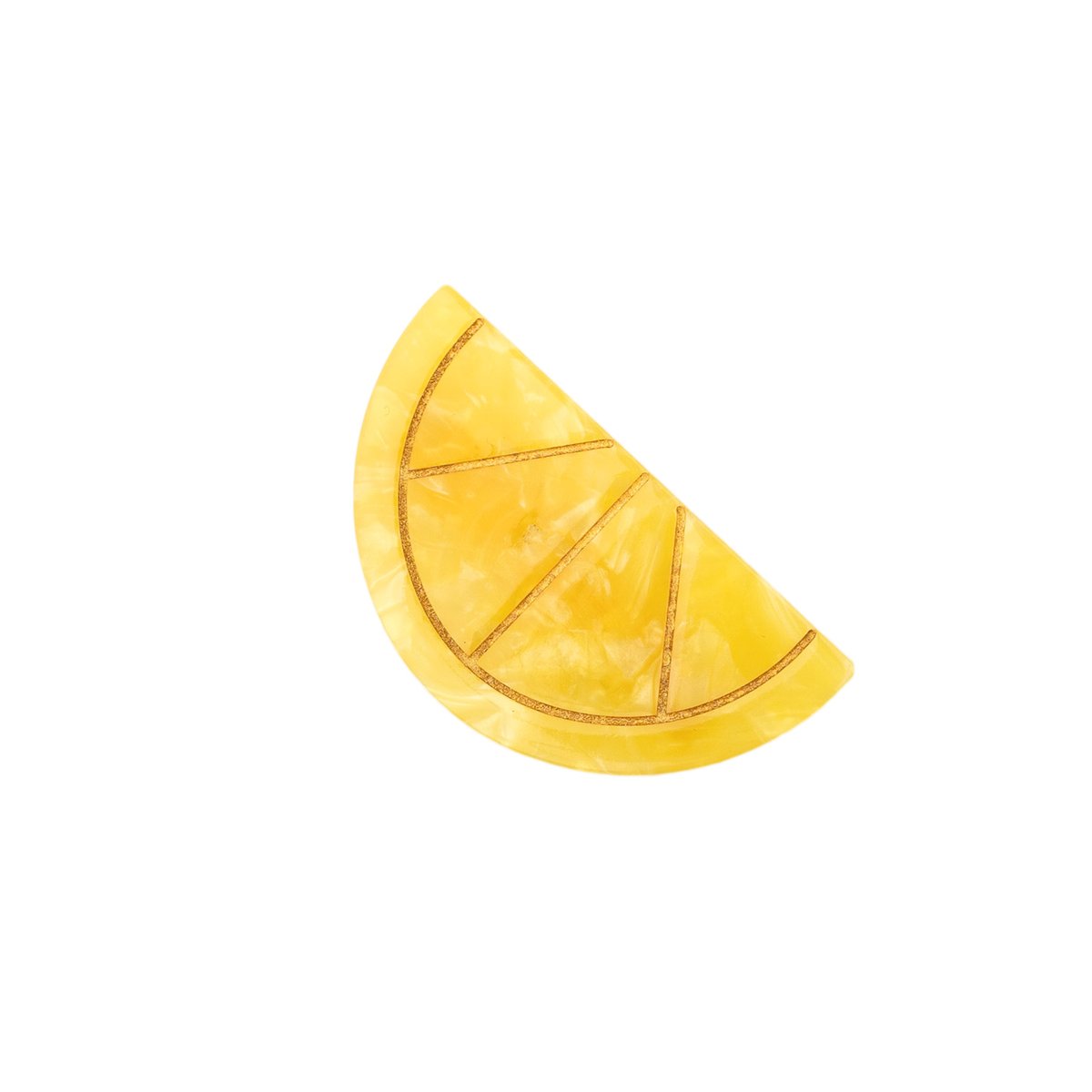 Barrette CITRON jaune, COUCOU SUZETTE