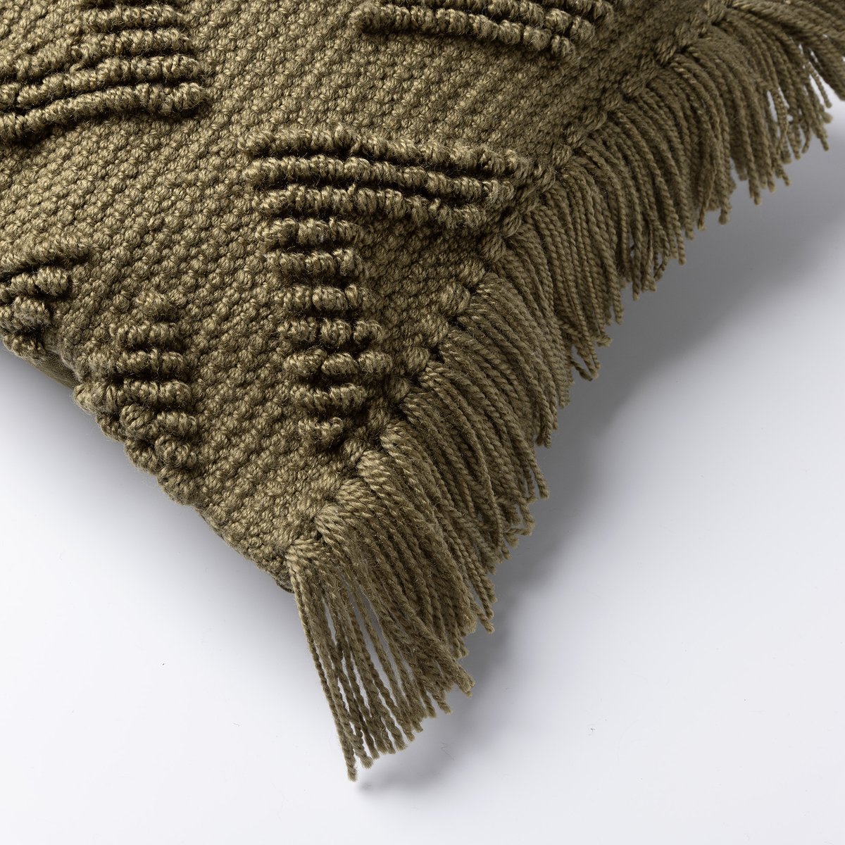 Coussin Odin vert olive, DUTCH DECOR