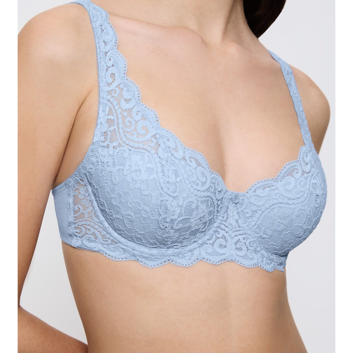 Amourette Padded Bra steel blue, TRIUMPH