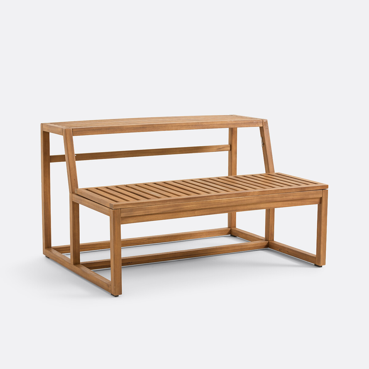 Banc-table de jardin en acacia massif, TALIA acacia, LA REDOUTE INTERIEURS