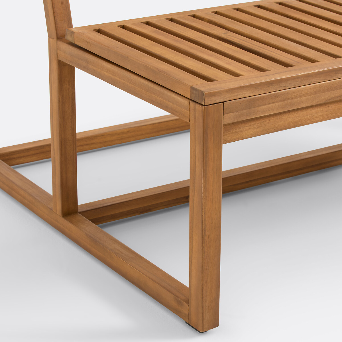 Talia Solid Acacia Garden Table Bench acacia, LA REDOUTE INTERIEURS