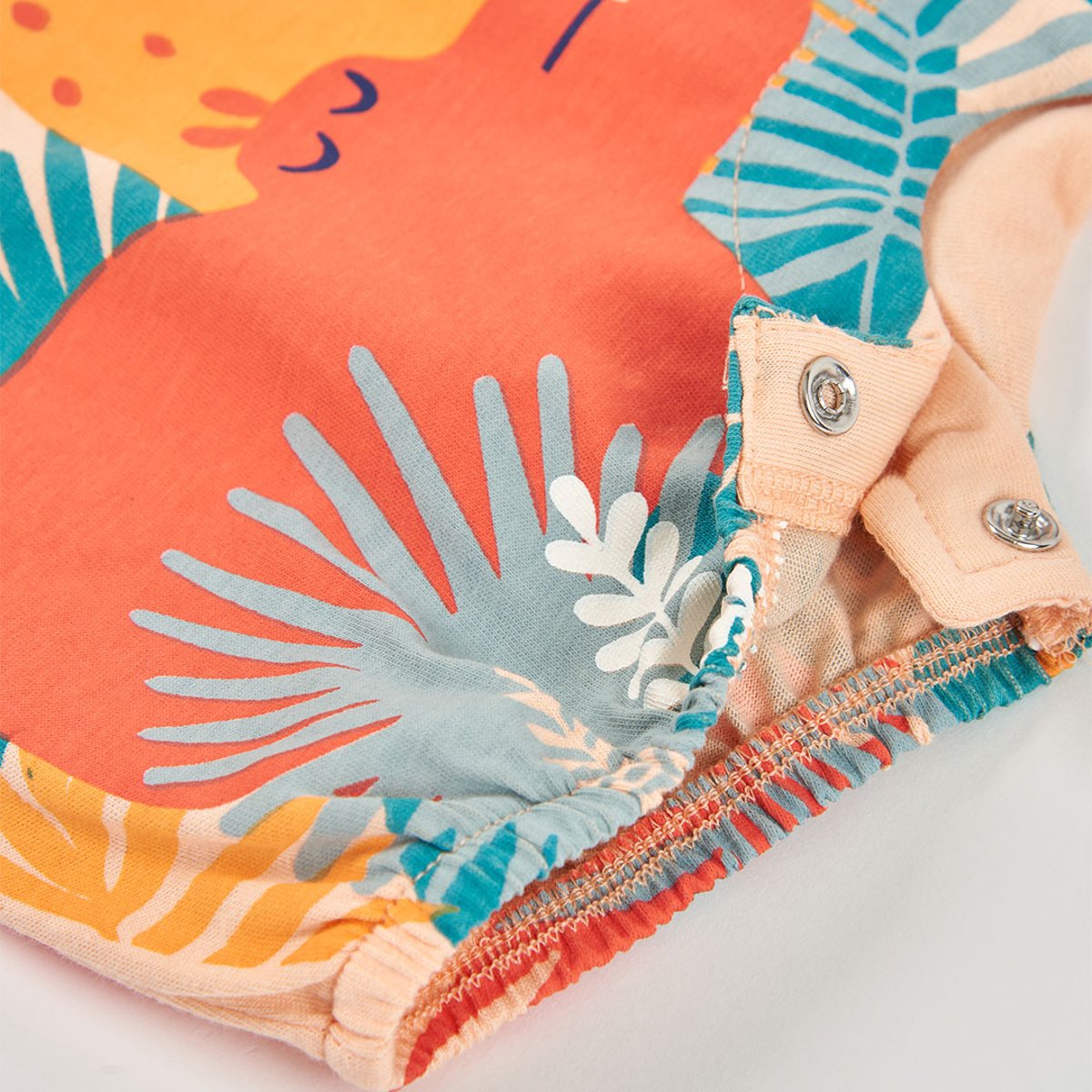 Barboteuse en coton marron, BOBOLI