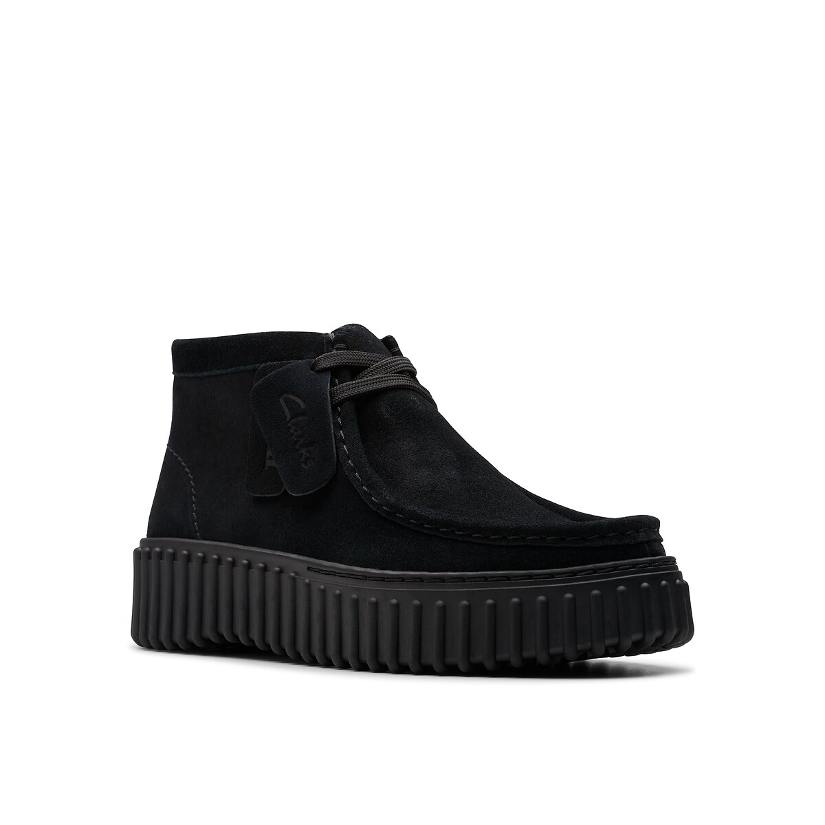 Scarpe in pelle scamosciata TORHILL MOSS nero , CLARKS