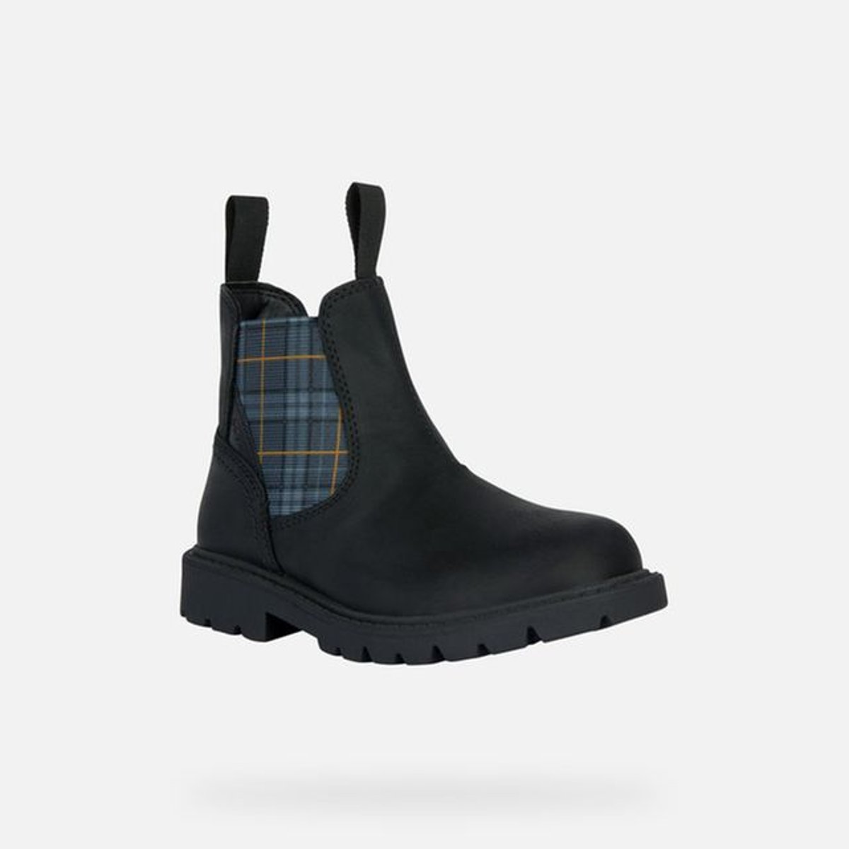 Bottines  J SHAYLAX noir/jaune foncé, GEOX