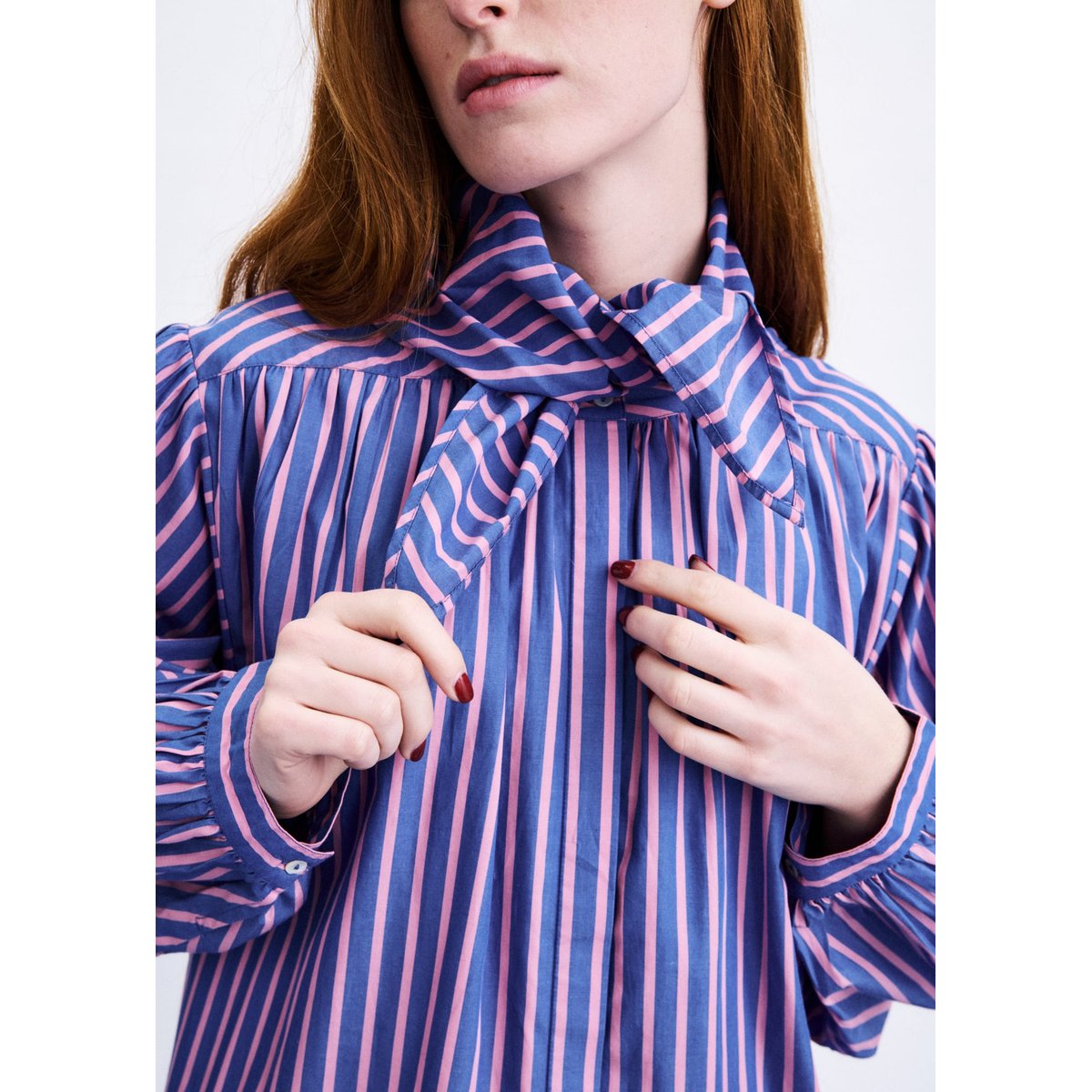 Chemise Guri en coton GURI rose, FRNCH