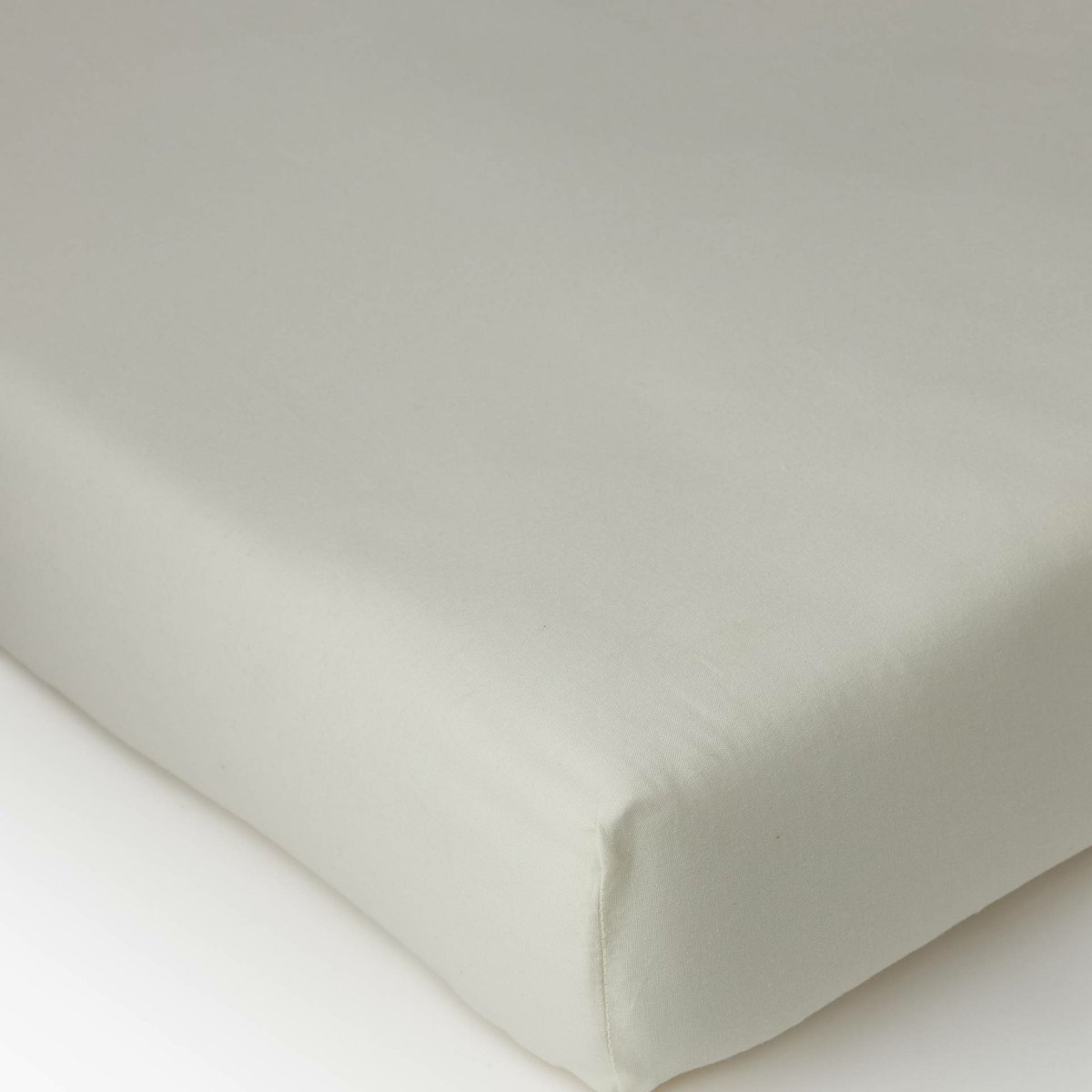 Drap housse, 100% coton bio GOTS blanc, MONOPRIX