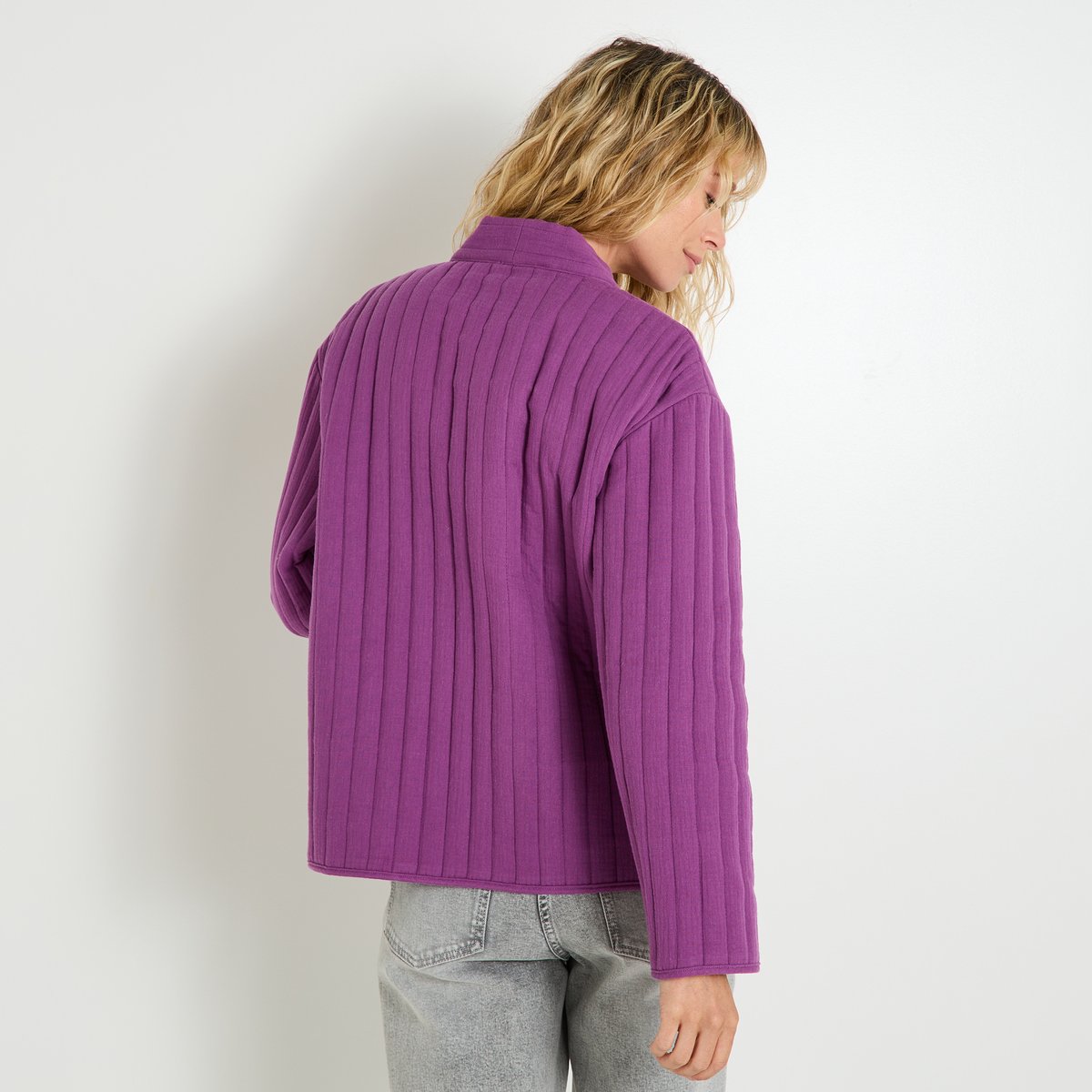 Veste matelassée rose violet, GRAIN DE MALICE