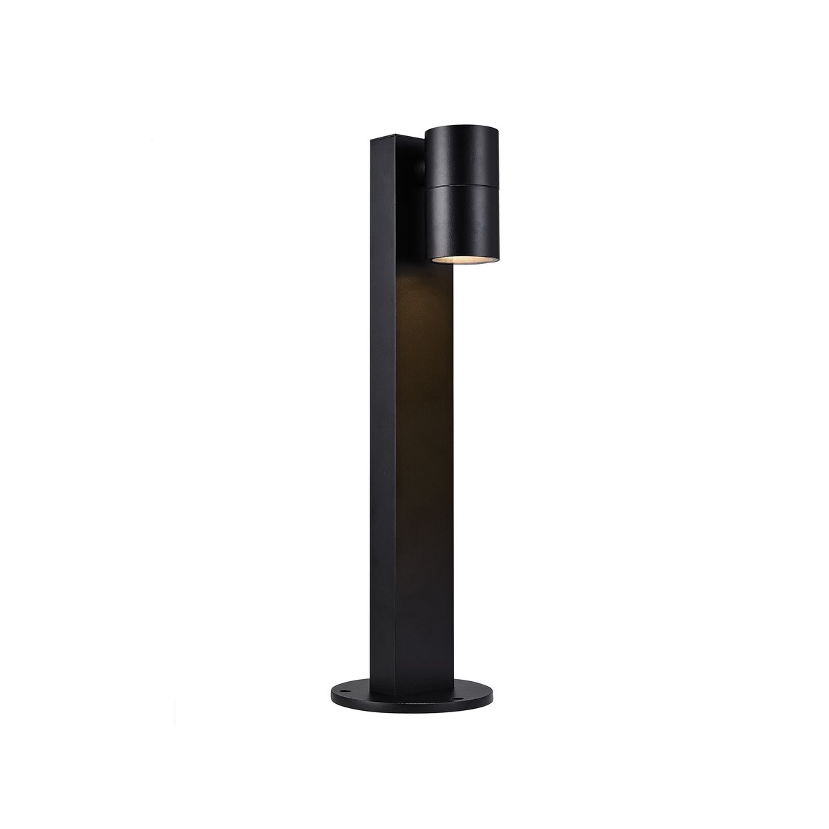Potelet à l'architecture Irrégulier et élégant en aluminium, TIN noir, NORDLUX