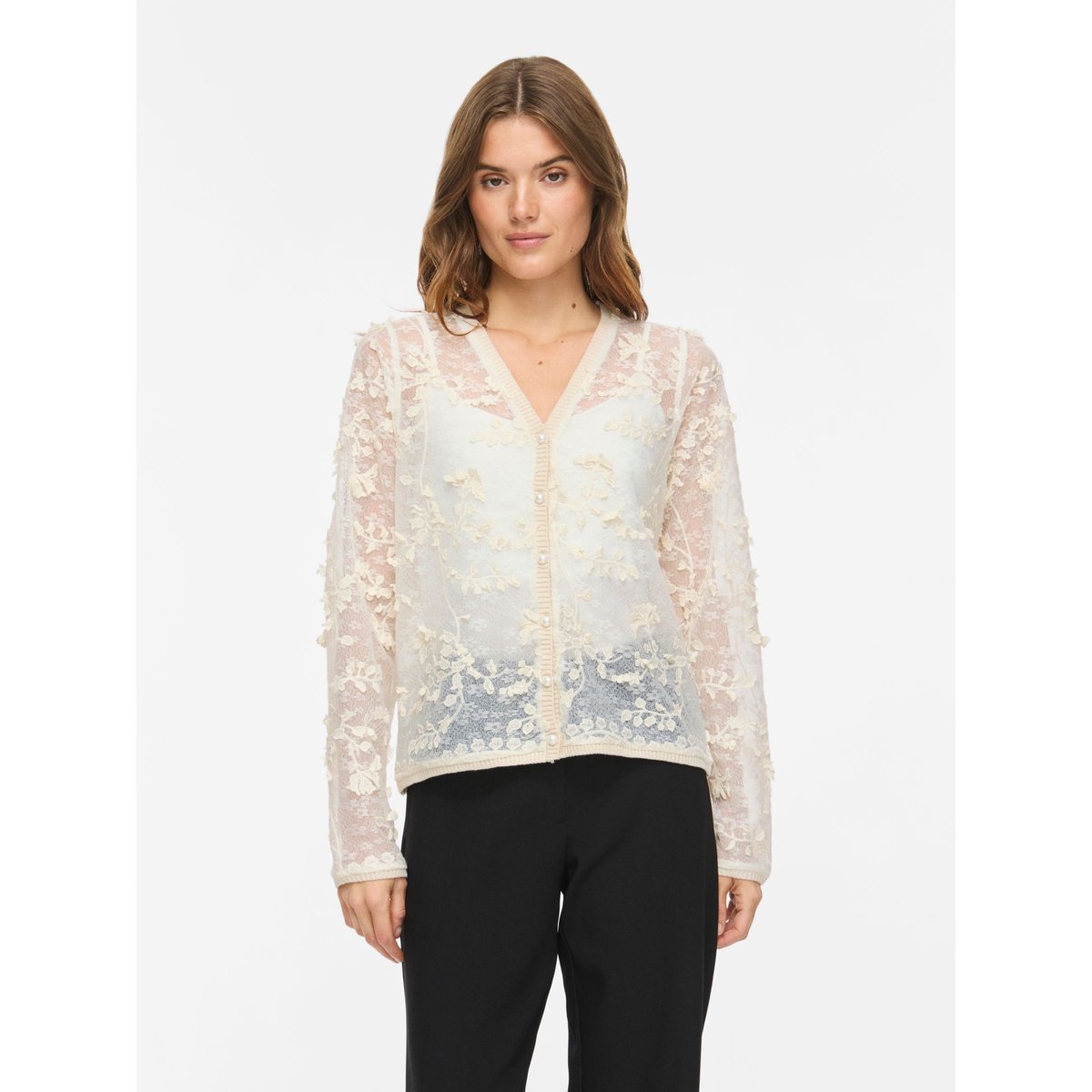 Cardigan gris - birch1, VILA