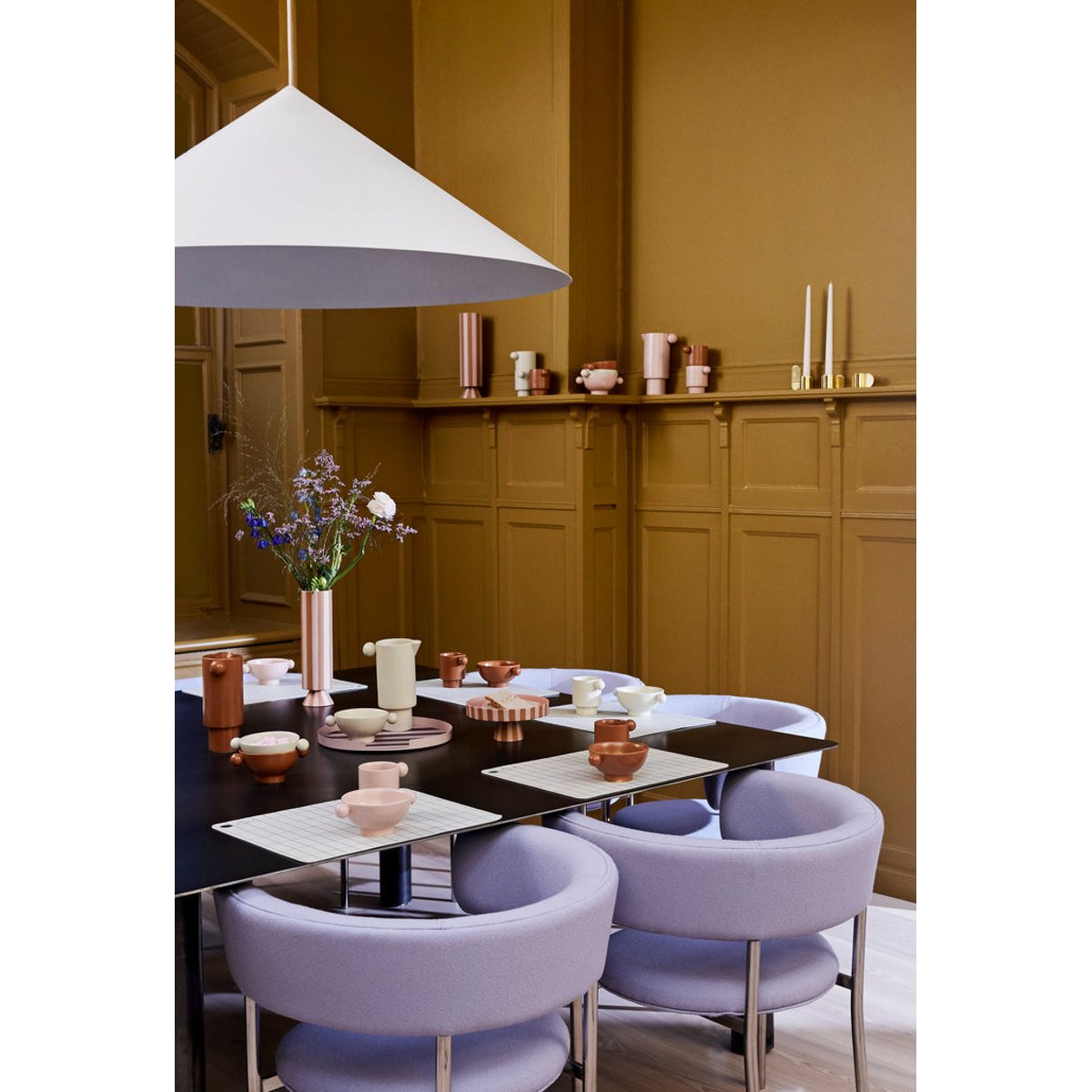 Bol en céramique à relief LIVING marron, OYOY LIVING DESIGN