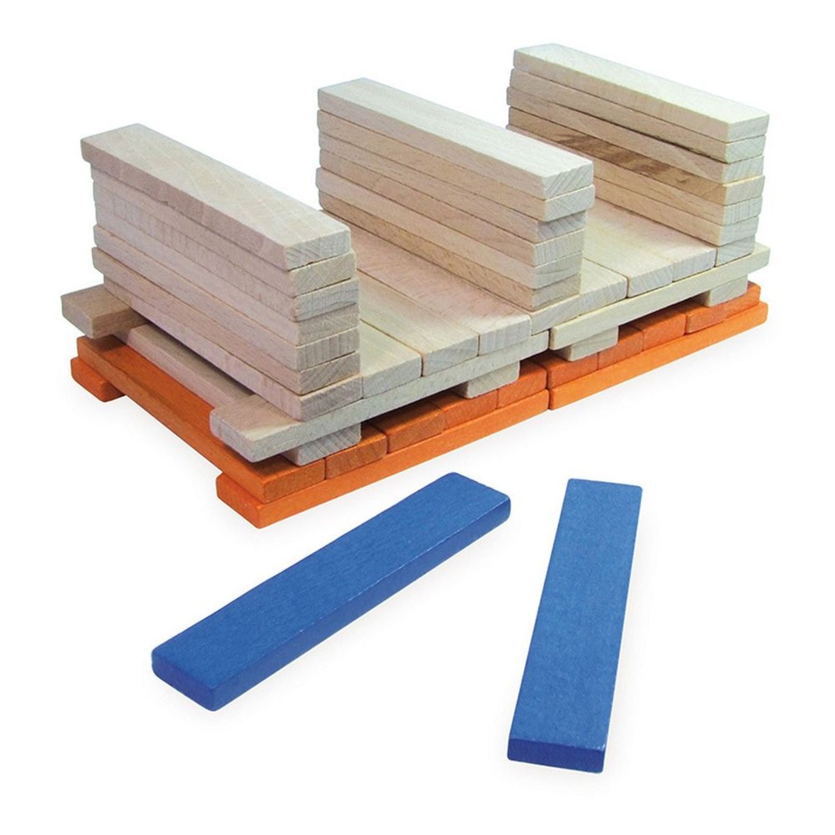 Batibloc couleur 100 planchettes rouge, VILAC