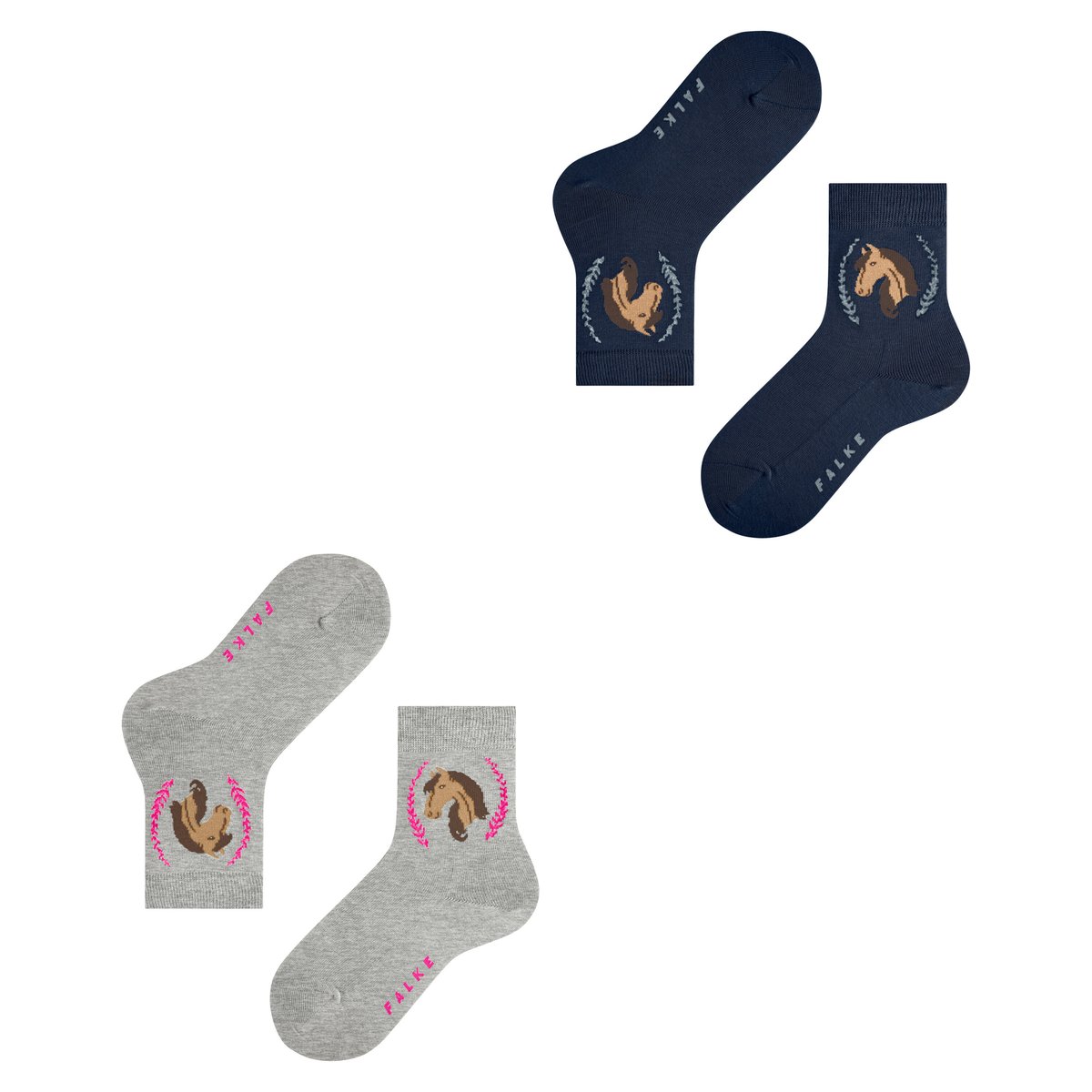 Chaussettes Horse 2-Pack variations de couleur, FALKE