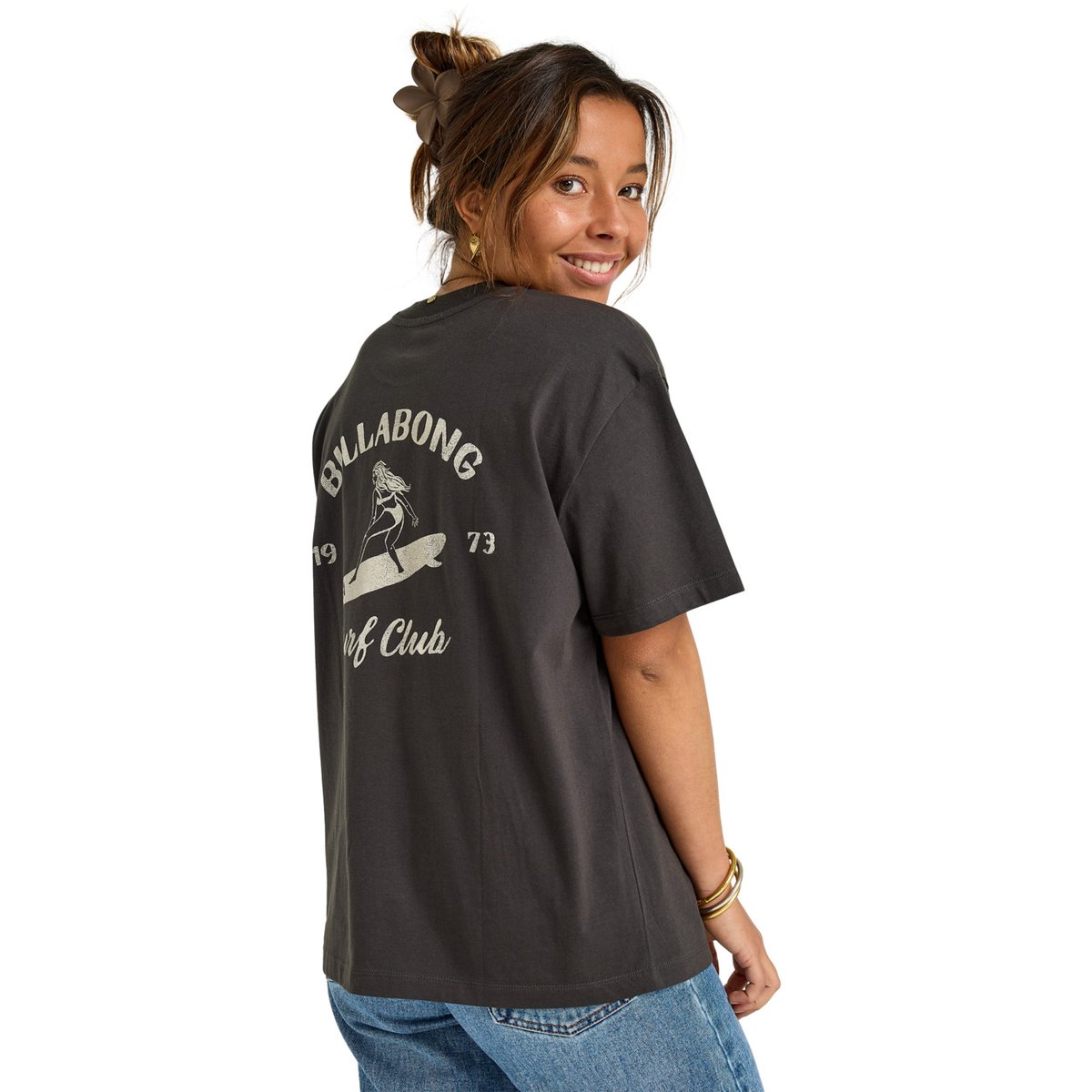 T shirt manches courtes CATCH FEELINGS noir off black, BILLABONG