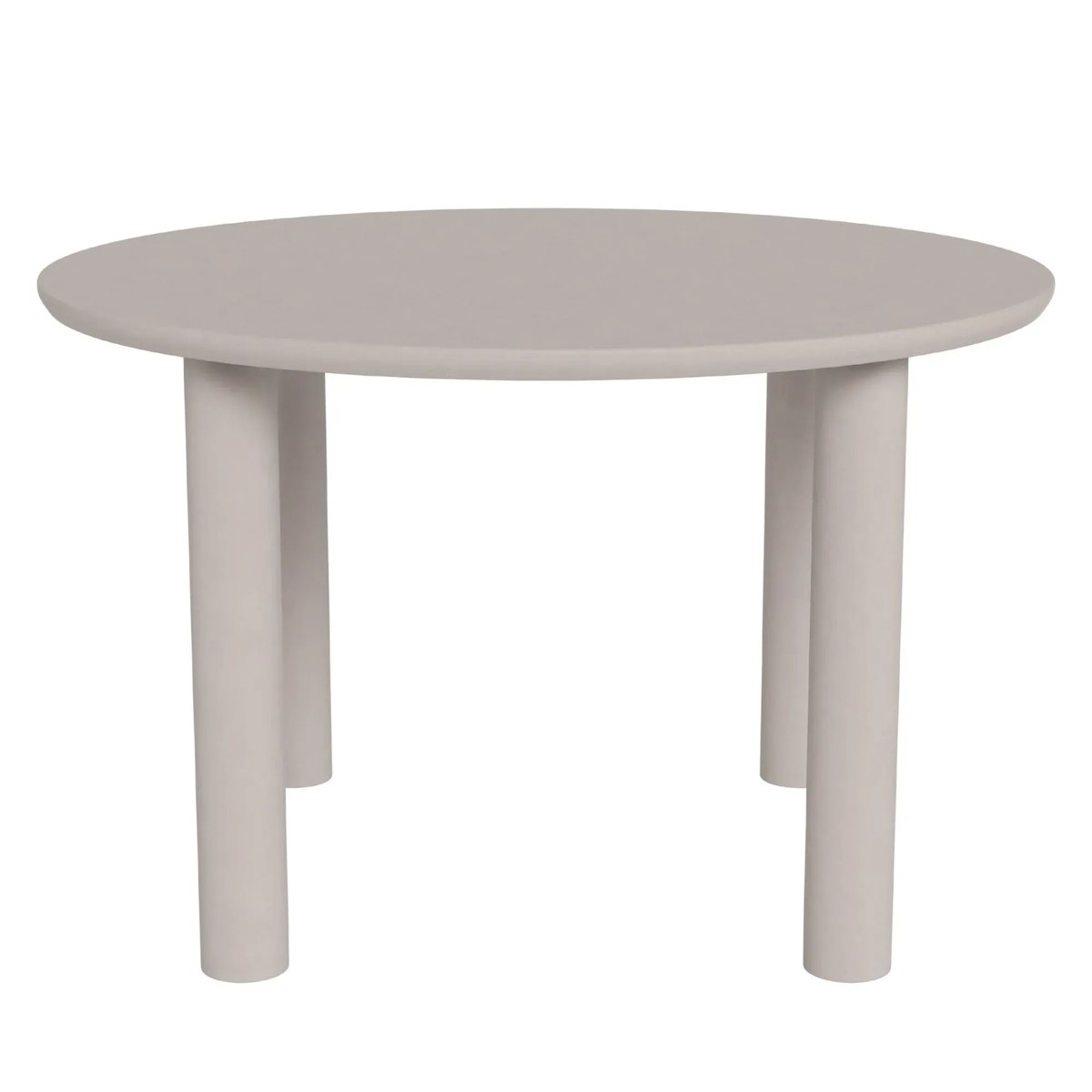 Table à manger ronde design L120 gris 4 places - MAGDA gris, HELLIN, DEPUIS 1862