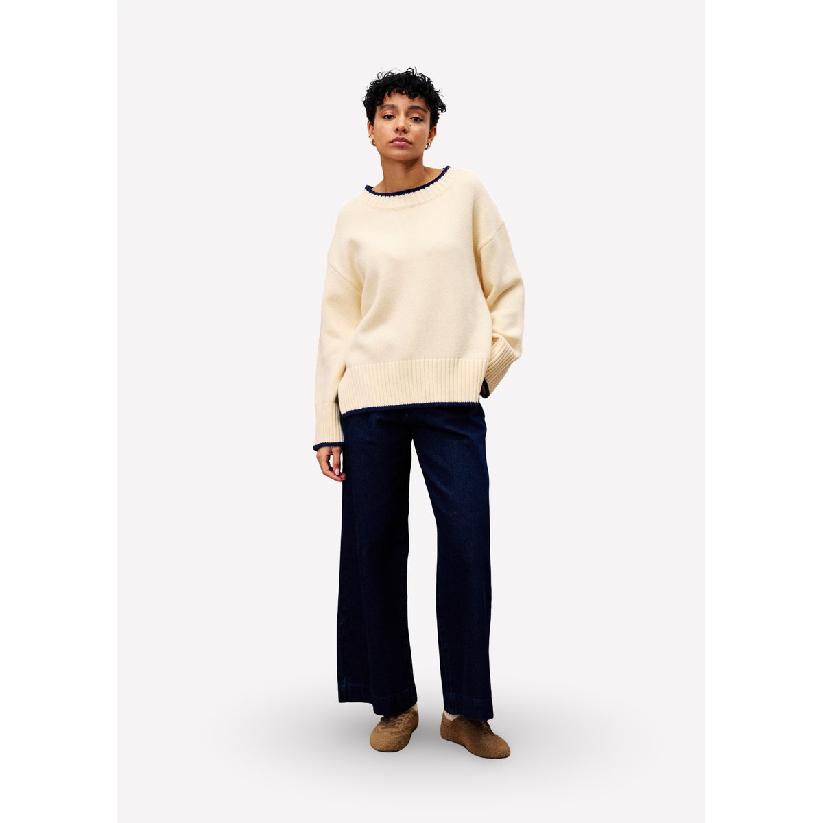 Pull  SNOWBALL beige crème, FRNCH