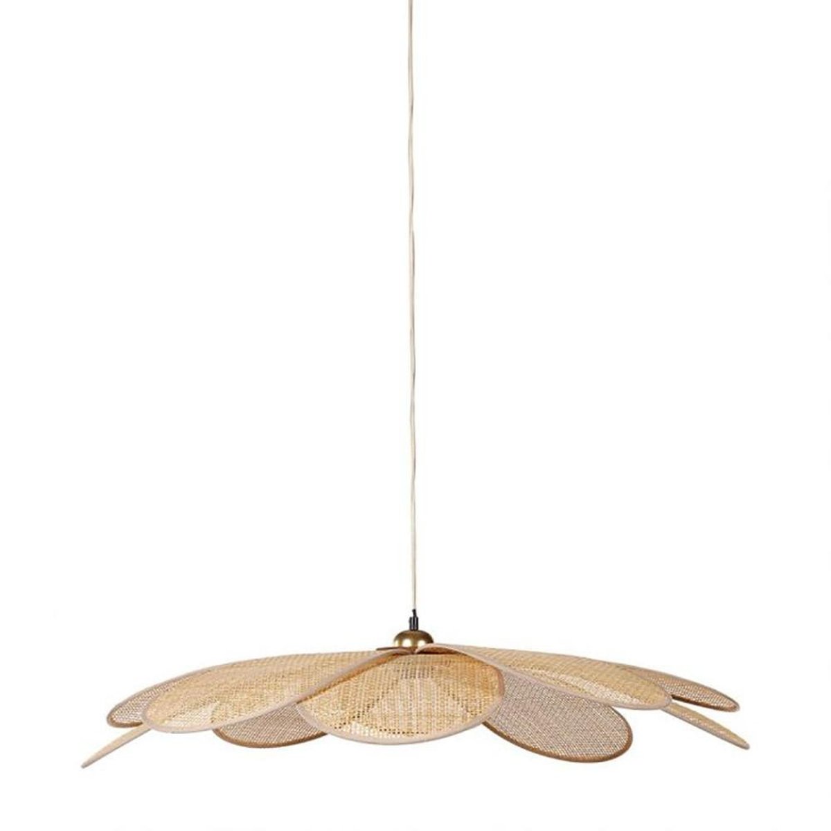 Suspension bambou Margaux M naturel D90 beige, DECORATIE