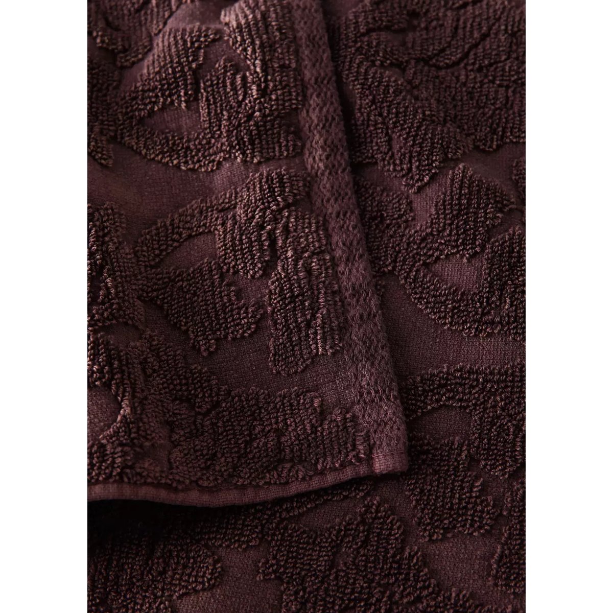 Drap de bain coton jacquard rose, MANGO HOME